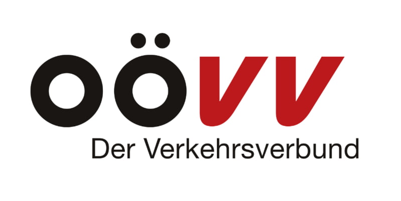 oövv Verkehrsverbund Logo schwarz und rot