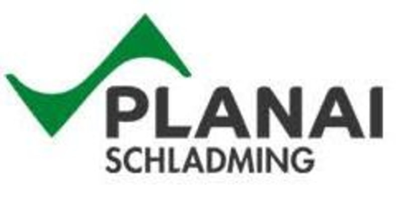 Planai Schladming Logo Schwarz und grünes Berg-Icon