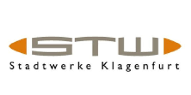 Stadtwerke Klagenfurt Logo braun und orange