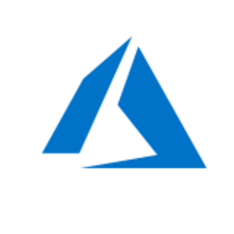 Azure Logo blaues Dreieck