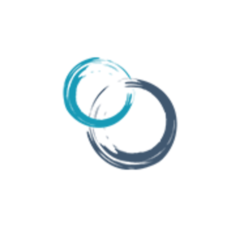Scrum Logo grauer und blauer Kreis